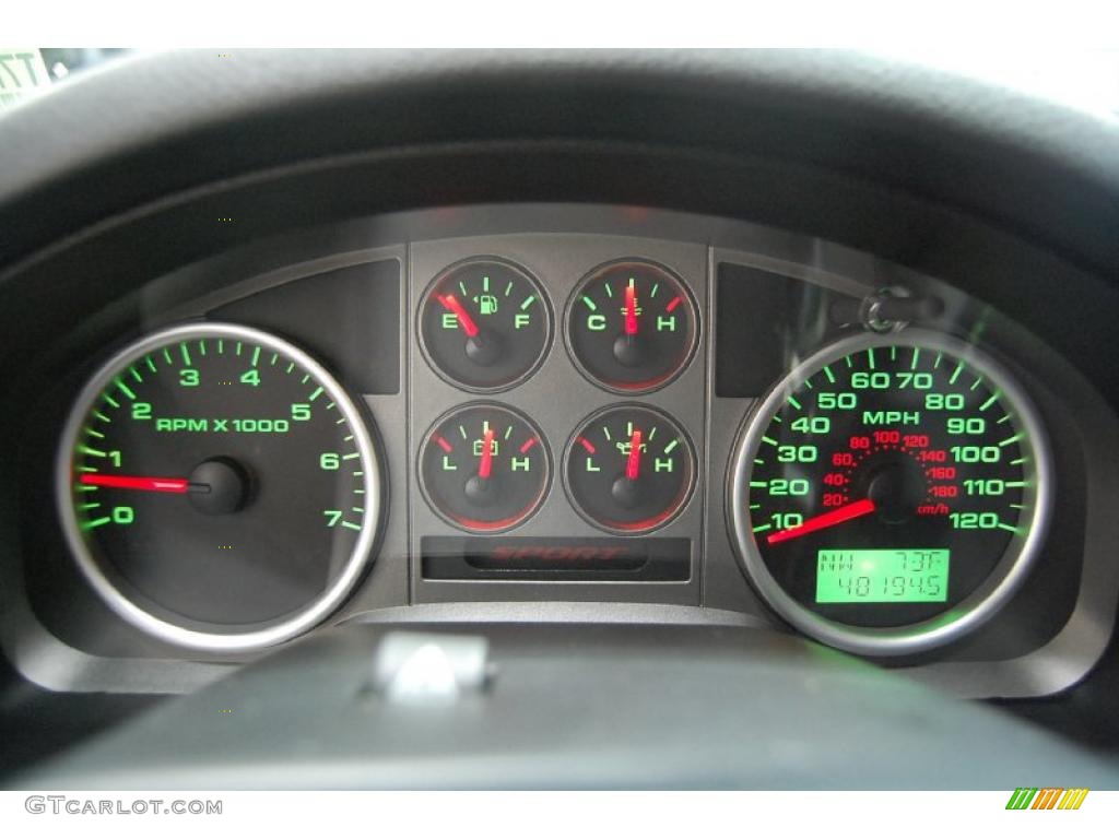 2007 Ford F150 FX2 Sport SuperCrew Gauges Photo #42989100