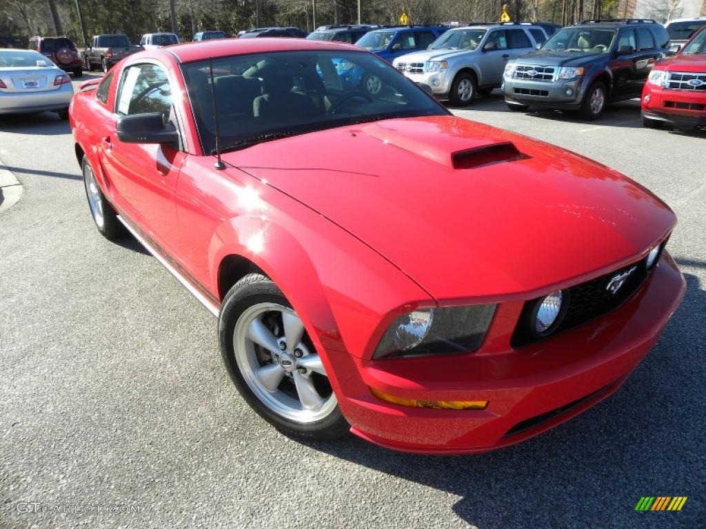 2006 Mustang V6 Premium Coupe - Torch Red / Dark Charcoal photo #1