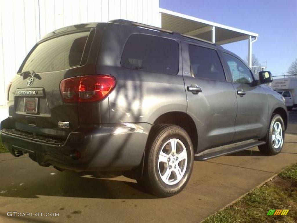 2008 Sequoia SR5 4WD - Slate Metallic / Graphite photo #16