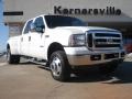 Oxford White 2006 Ford F350 Super Duty King Ranch Crew Cab 4x4 Dually