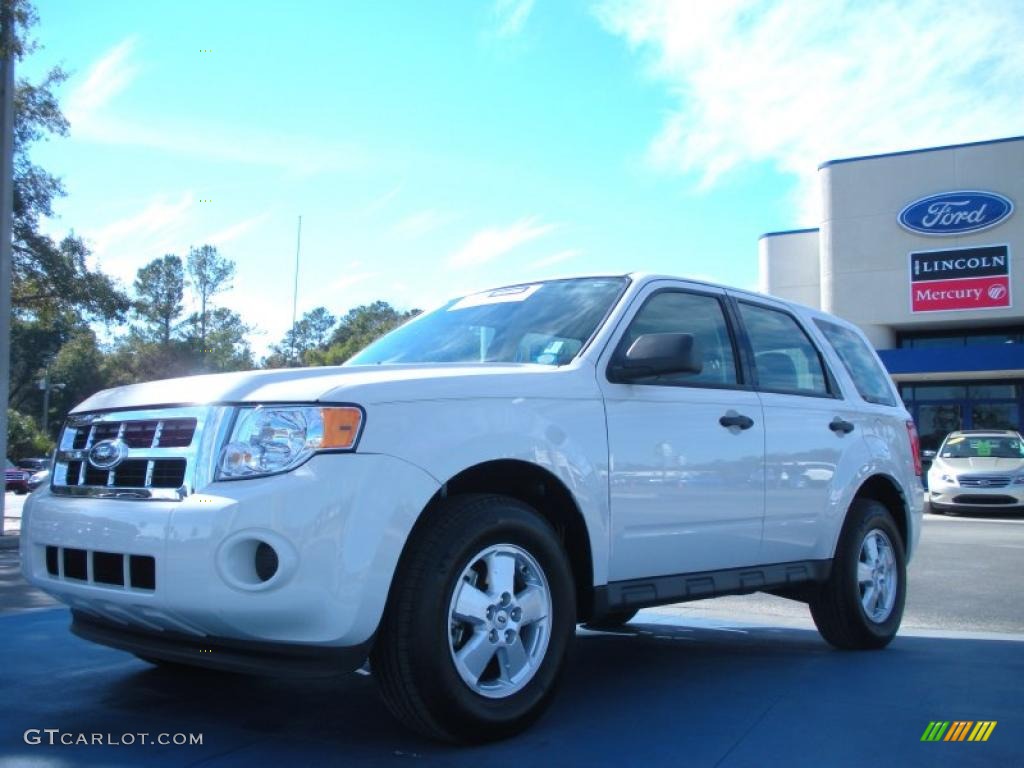 White Suede Ford Escape