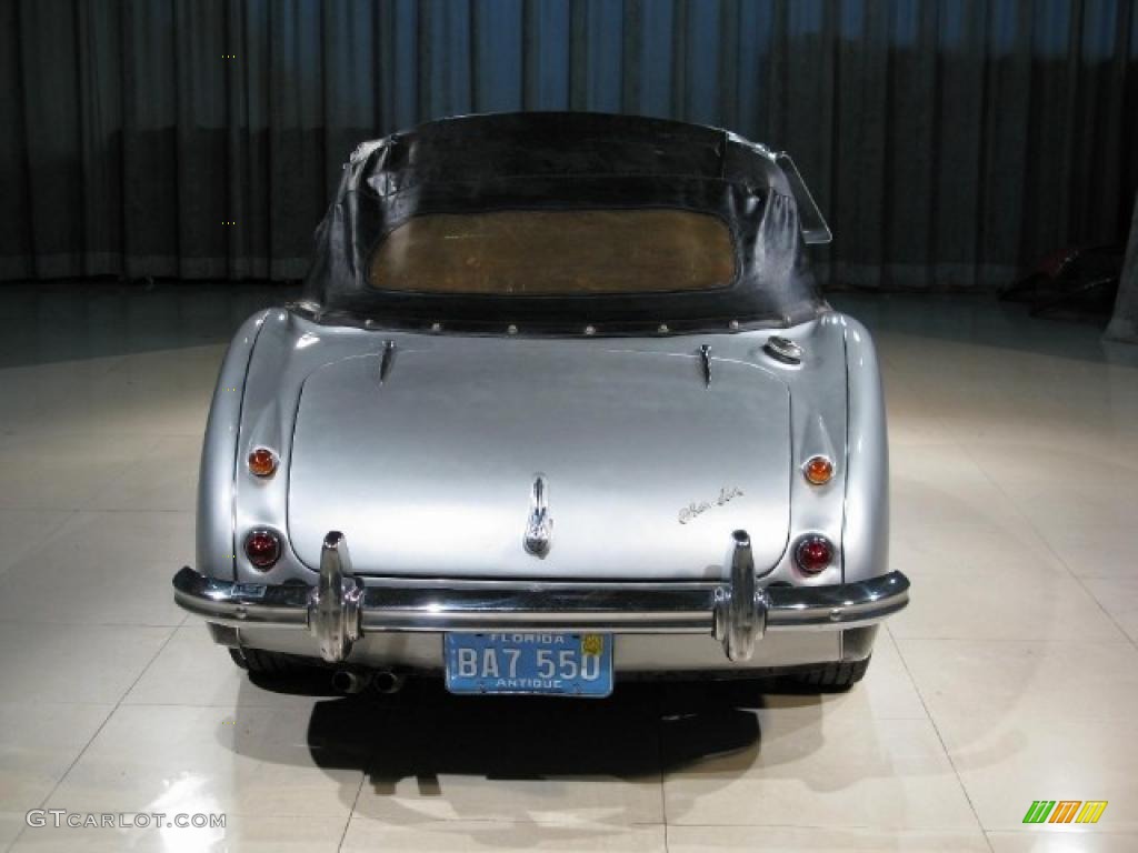 Silver 1957 Austin-Healey 100-6 Convertible Exterior Photo #42995983