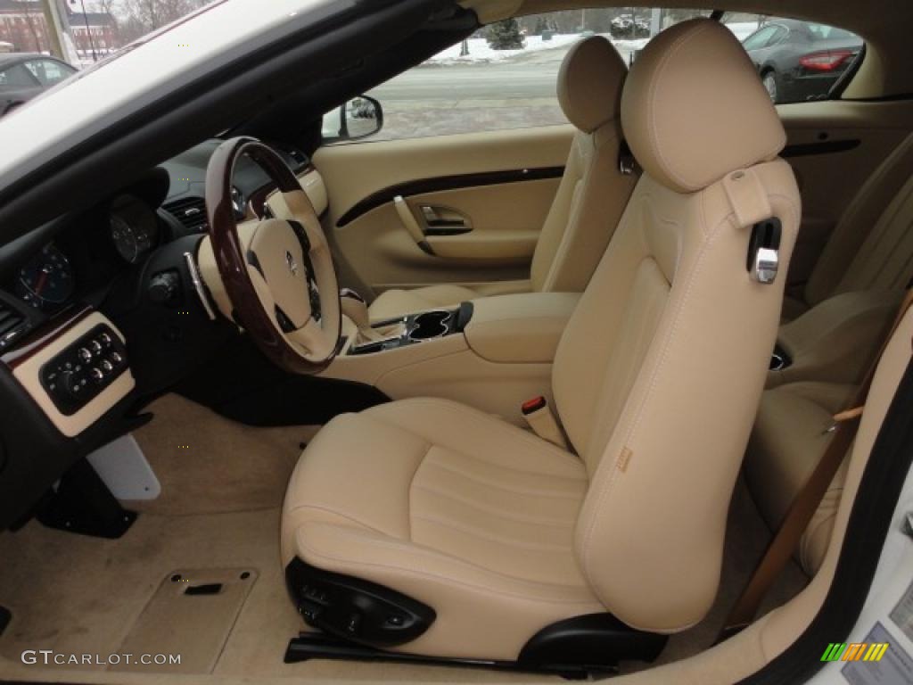 Avorio Interior 2011 Maserati GranTurismo Convertible GranCabrio Photo #42996635