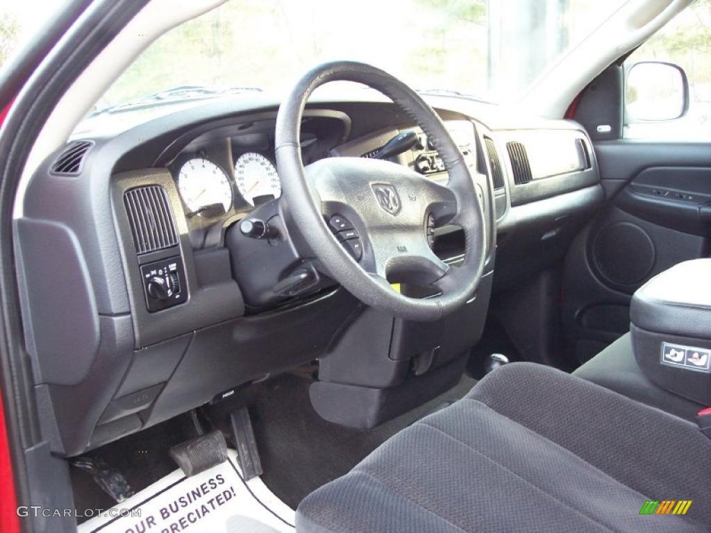 Dark Slate Gray Interior 2002 Dodge Ram 1500 Sport Quad Cab 4x4 Photo #42997803
