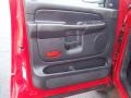 Dark Slate Gray 2002 Dodge Ram 1500 Sport Quad Cab 4x4 Door Panel