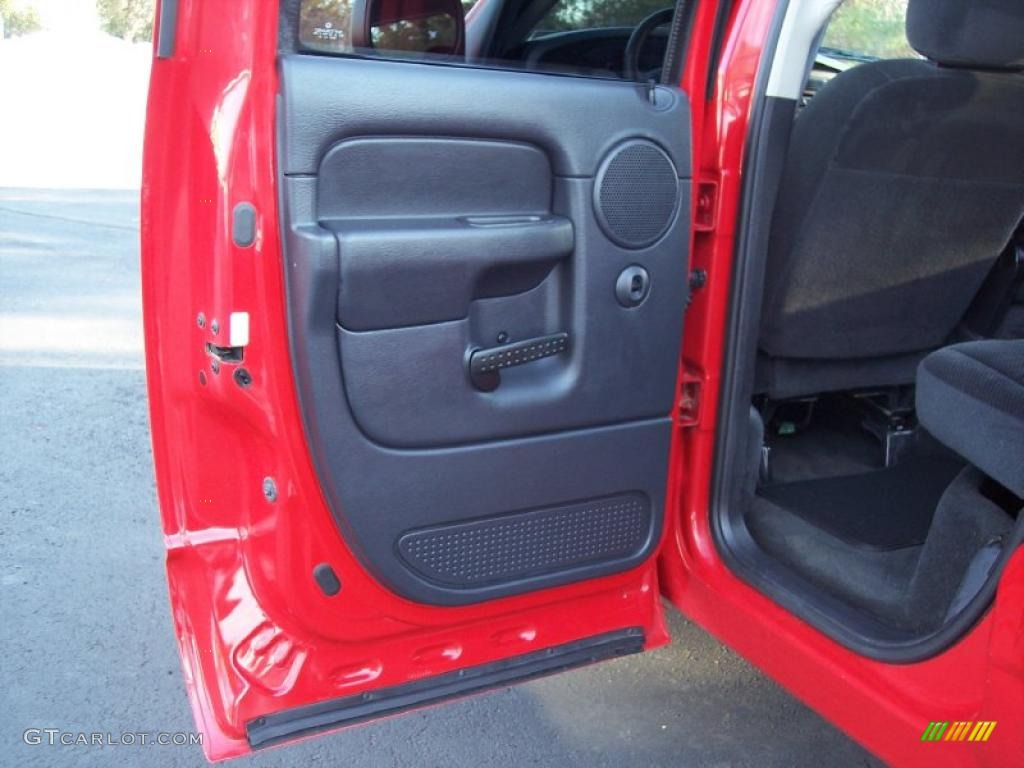 2002 Dodge Ram 1500 Sport Quad Cab 4x4 Dark Slate Gray Door Panel Photo #42997935
