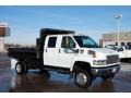 Summit White 2007 GMC C Series TopKick C5500 Crew Cab 4x4 Dump Truck