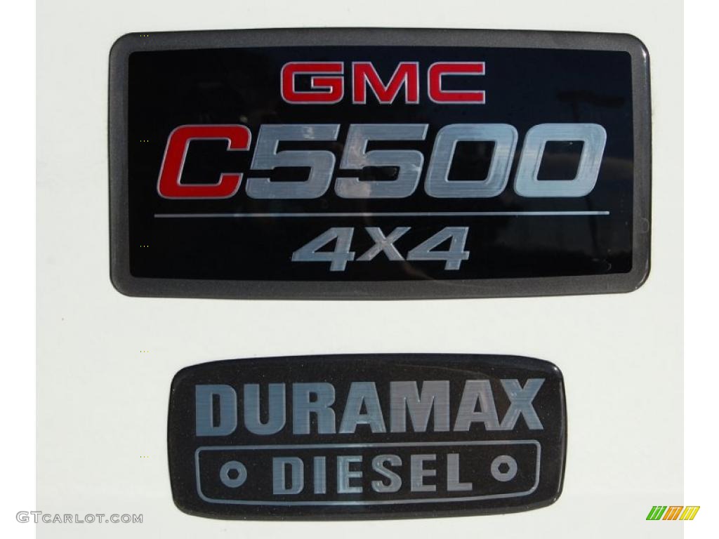 2007 GMC C Series TopKick C5500 Crew Cab 4x4 Dump Truck Marks and Logos Photos
