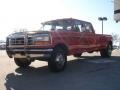 Ultra Red - F350 XLT Crew Cab 4x4 Dually Photo No. 7