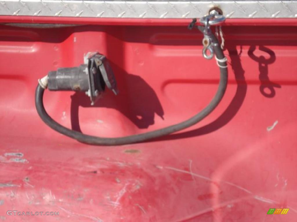 1995 F350 XLT Crew Cab 4x4 Dually - Ultra Red / Grey photo #15