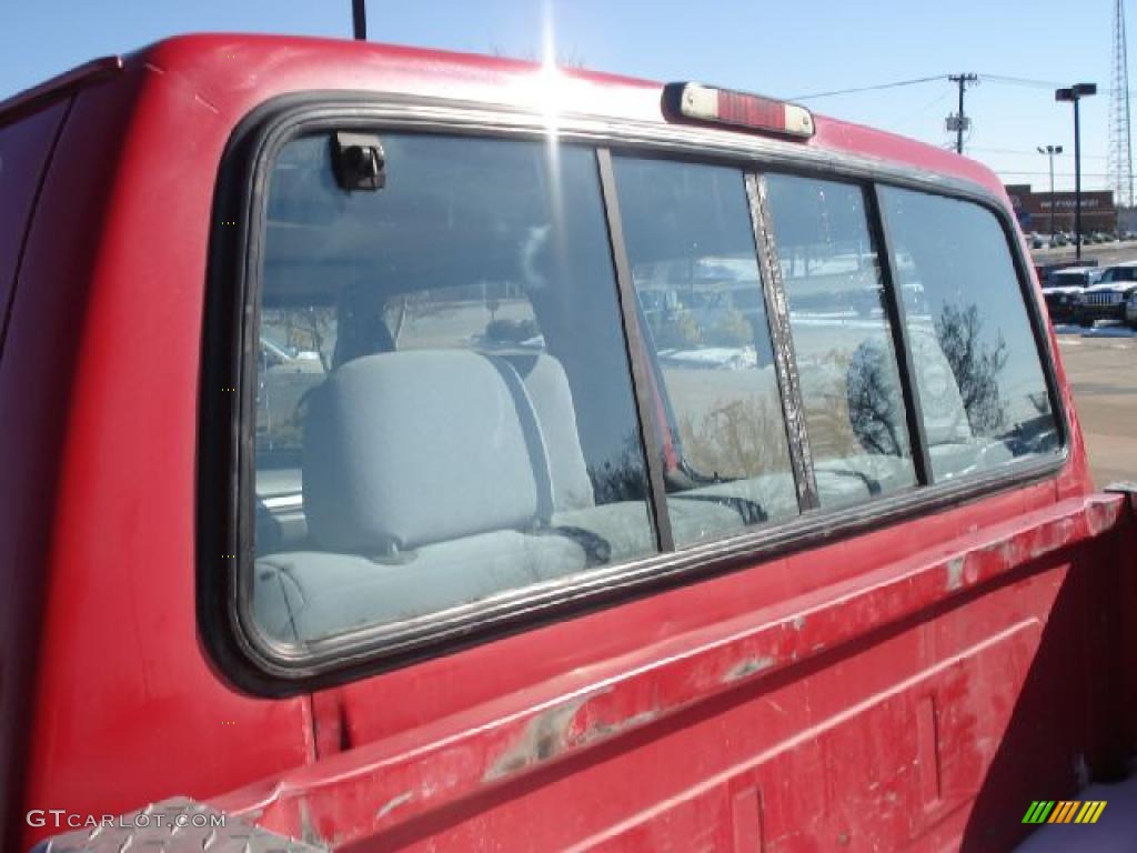 1995 F350 XLT Crew Cab 4x4 Dually - Ultra Red / Grey photo #39