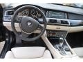 Venetian Beige Dakota Leather 2010 BMW 5 Series 550i Gran Turismo Dashboard