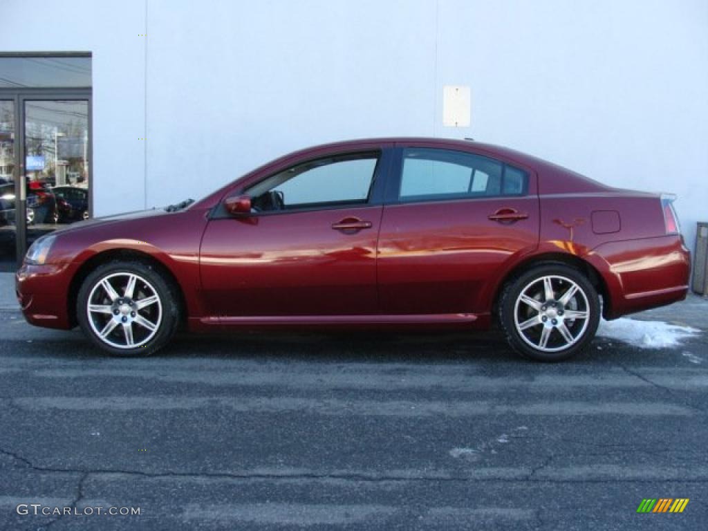 Ultra Red Pearl 2007 Mitsubishi Galant RALLIART Exterior Photo #43002339