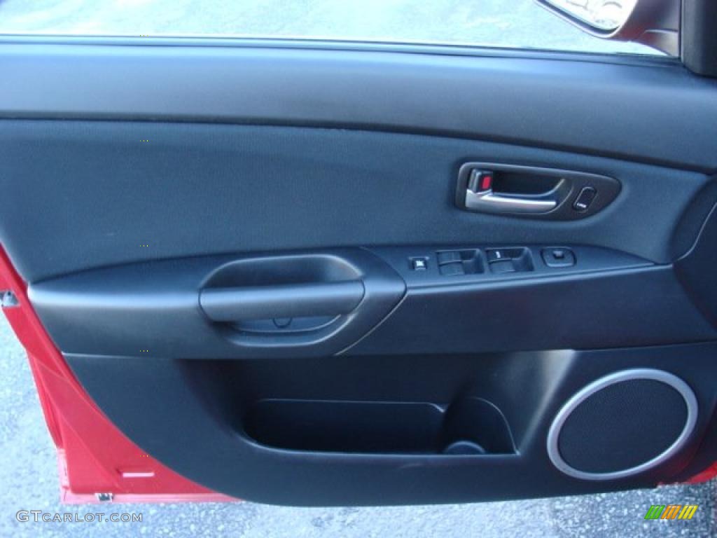 2006 MAZDA3 s Hatchback - Velocity Red Mica / Black/Red photo #8