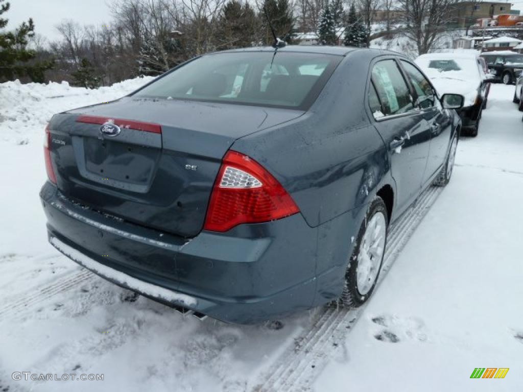 2011 Fusion SE - Steel Blue Metallic / Charcoal Black photo #2