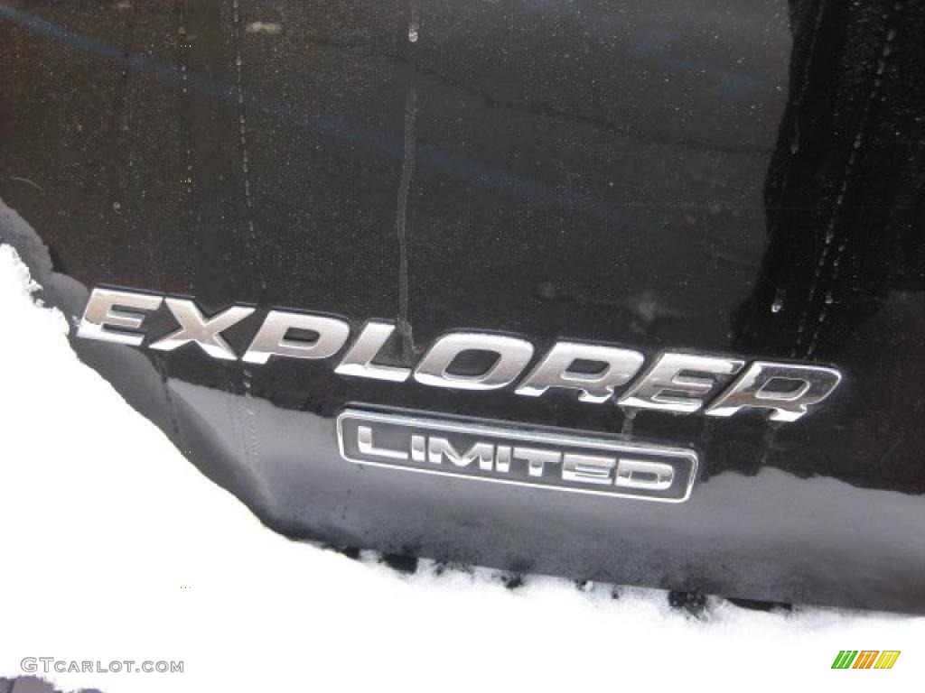 2003 Explorer Limited 4x4 - Black / Midnight Gray photo #20