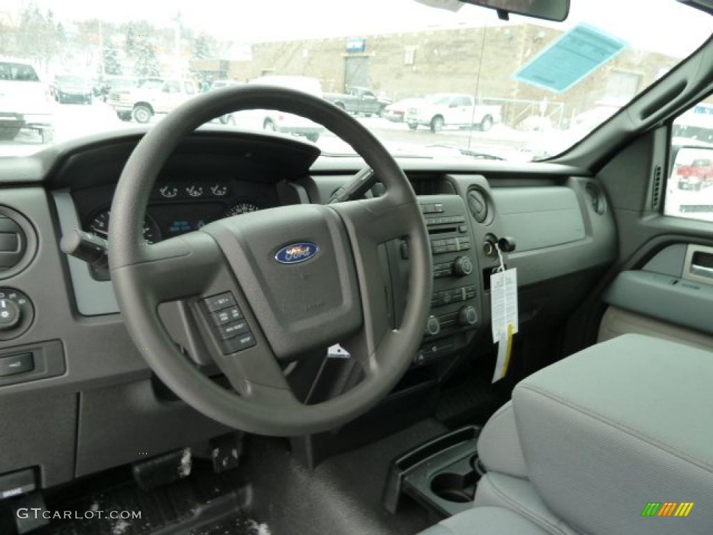 2011 Ford F150 XL Regular Cab 4x4 Steel Gray Dashboard Photo #43006399