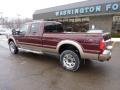 2011 Royal Red Metallic Ford F350 Super Duty King Ranch Crew Cab 4x4  photo #2