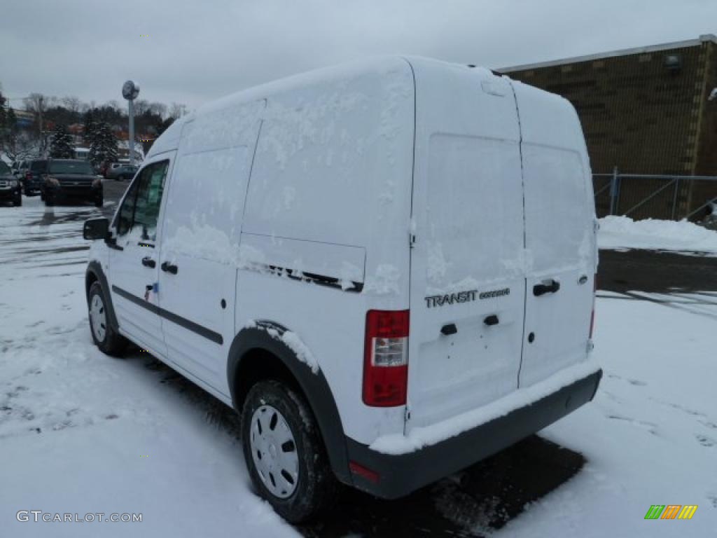 Frozen White 2011 Ford Transit Connect XL Cargo Van Exterior Photo #43006791