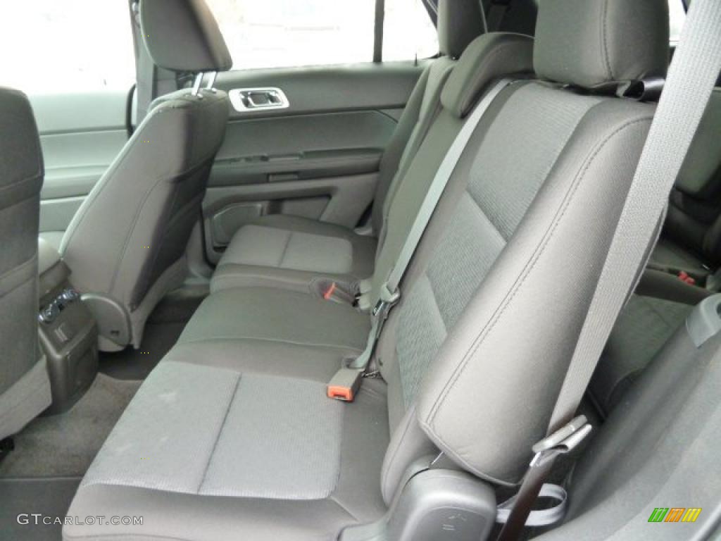 Charcoal Black Interior 2011 Ford Explorer XLT 4WD Photo #43007317
