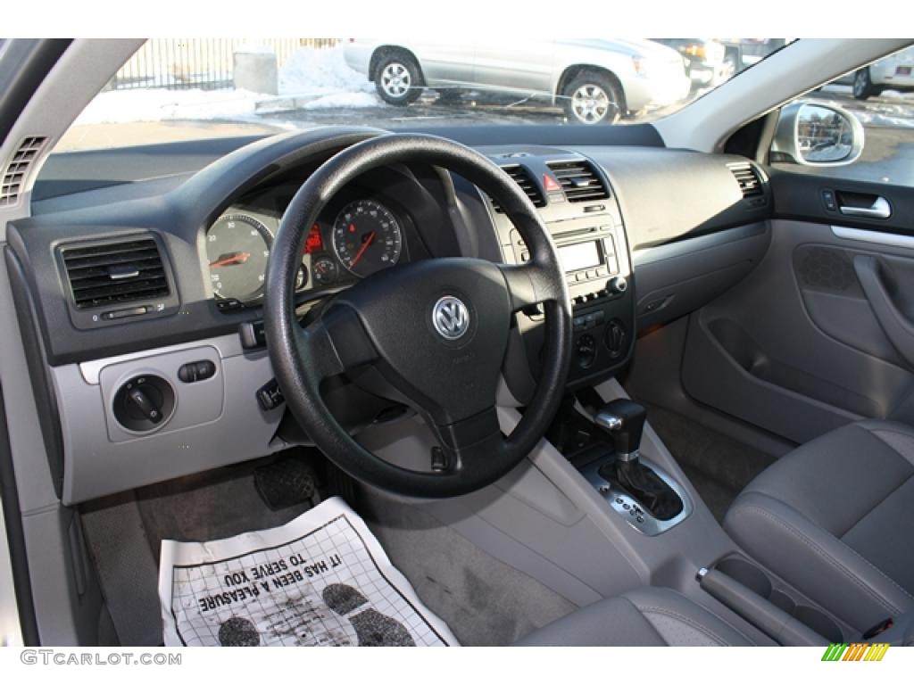 Grey Interior 2006 Volkswagen Jetta TDI Sedan Photo #43007383