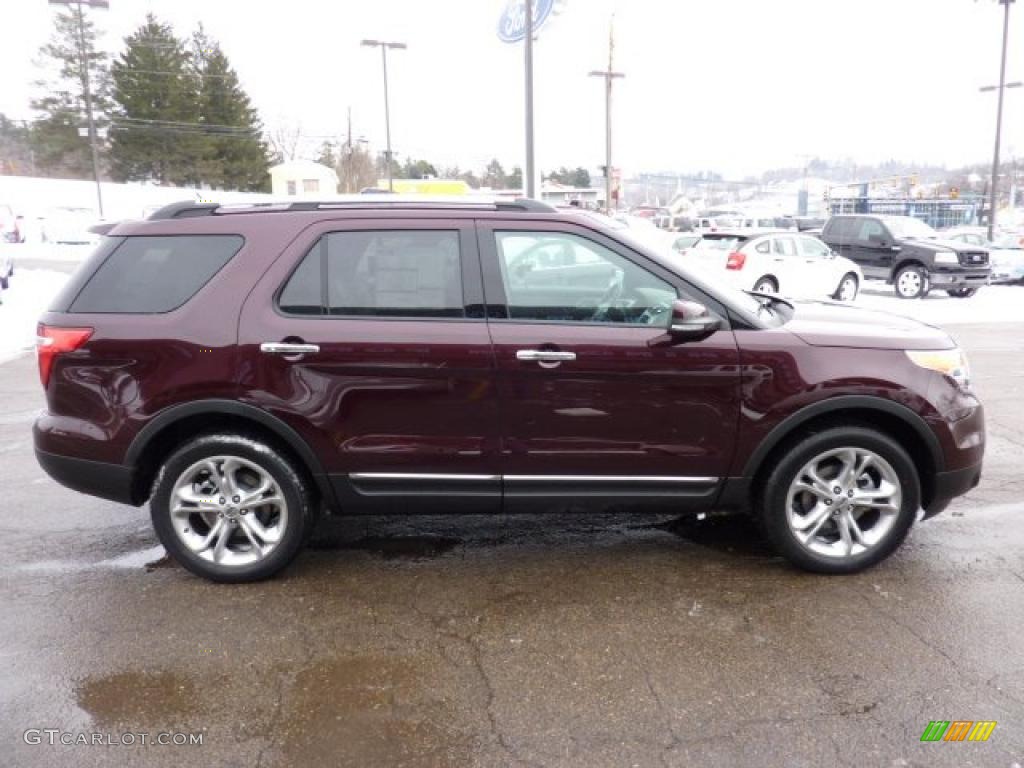 Bordeaux Reserve Red Metallic 2011 Ford Explorer Limited 4WD Exterior Photo #43008223
