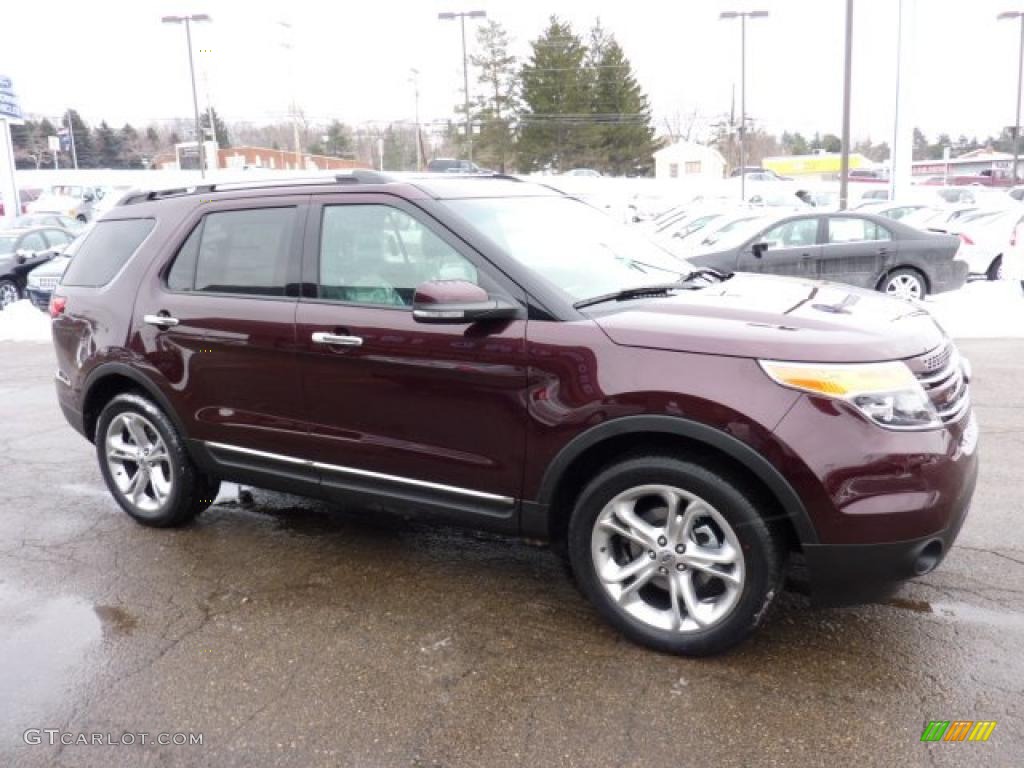 Bordeaux Reserve Red Metallic 2011 Ford Explorer Limited 4WD Exterior Photo #43008243