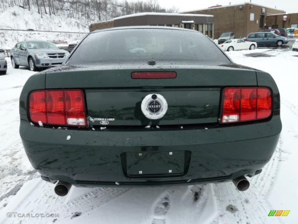 2009 Mustang Bullitt Coupe - Dark Highland Green Metallic / Dark Charcoal photo #3