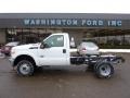 2011 Oxford White Ford F350 Super Duty XL Regular Cab 4x4 Chassis  photo #1