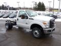 Oxford White - F350 Super Duty XL Regular Cab 4x4 Chassis Photo No. 6
