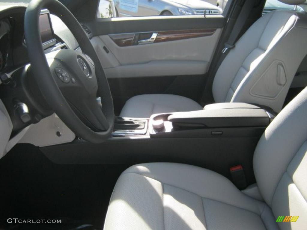 Grey/Black Interior 2011 Mercedes-Benz C 350 Sport Photo #43009919