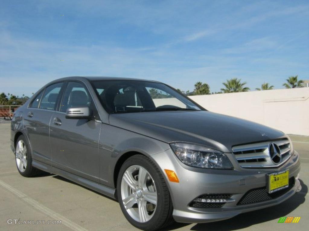 Palladium Silver Metallic 2011 Mercedes-Benz C 350 Sport Exterior Photo #43010075
