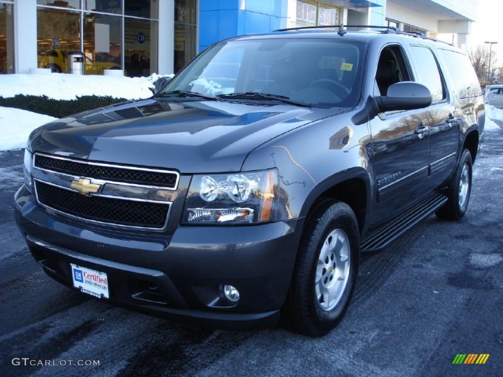 2010 Suburban LT 4x4 - Taupe Gray Metallic / Ebony photo #1