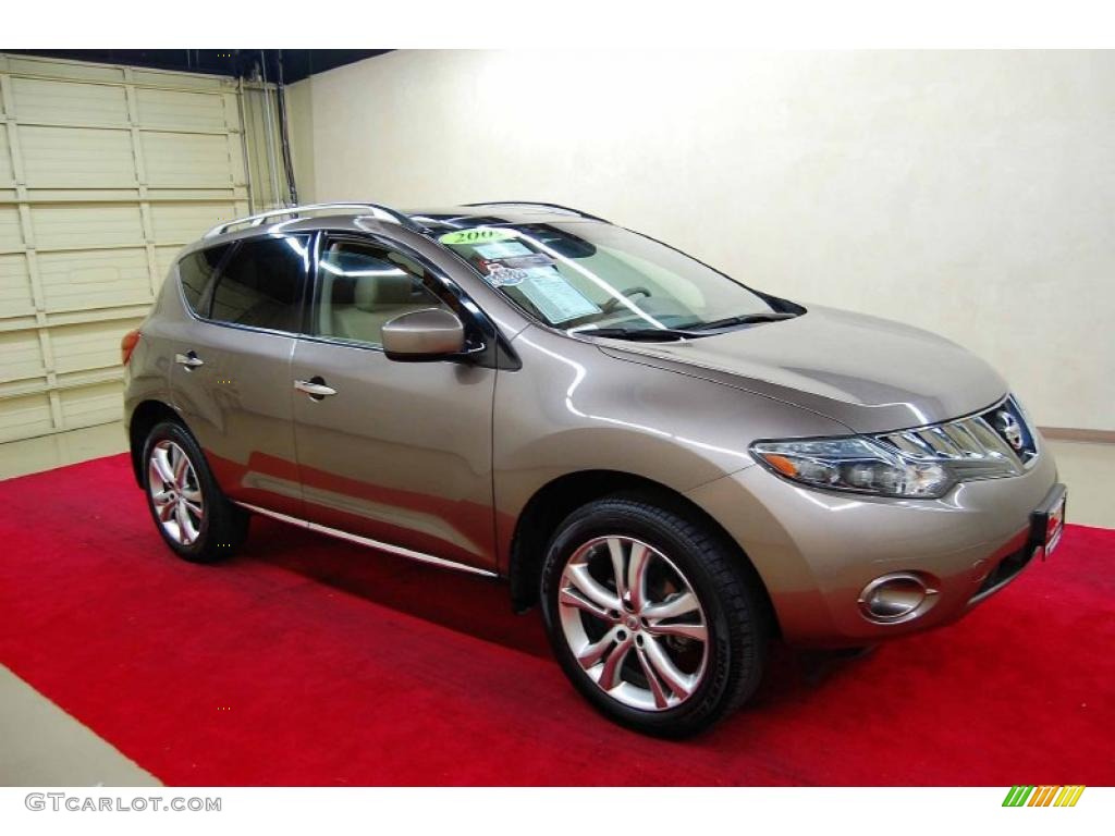 2009 Murano LE AWD - Tinted Bronze Metallic / Beige photo #1