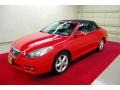 2008 Super Red 5 Toyota Solara SLE V6 Convertible  photo #3