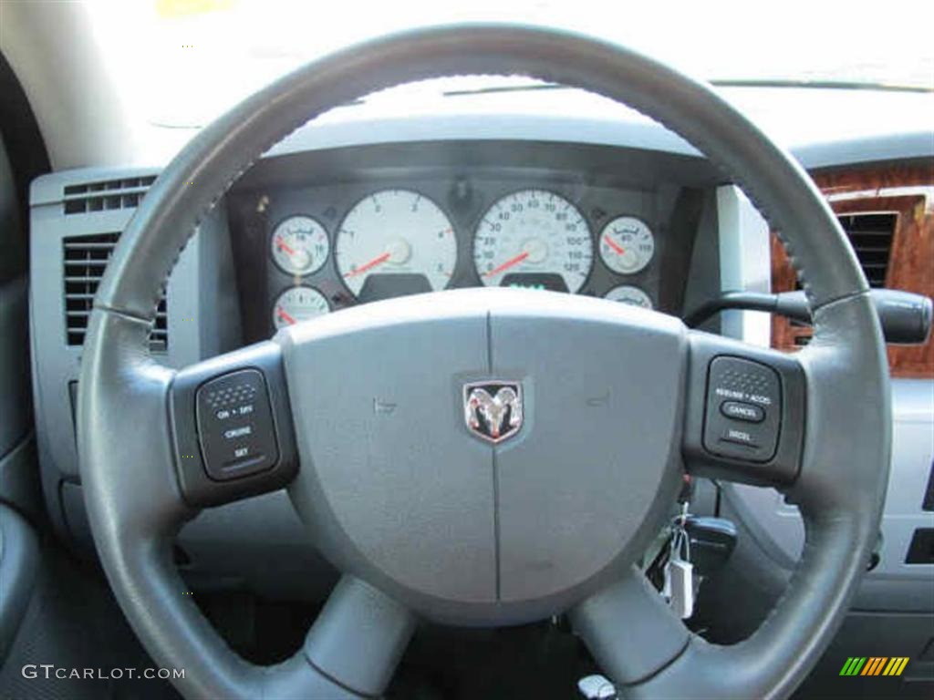 2007 Ram 3500 Laramie Quad Cab 4x4 Dually - Bright Silver Metallic / Medium Slate Gray photo #17