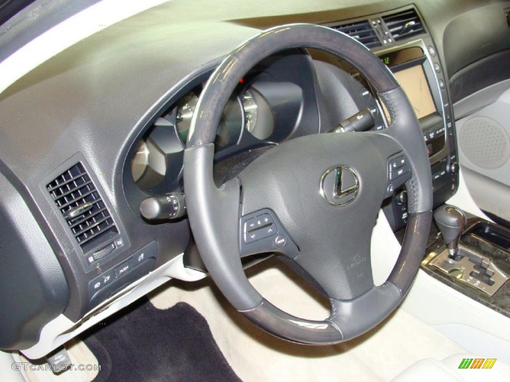 2010 Lexus GS 350 AWD Light Gray Steering Wheel Photo #43015371