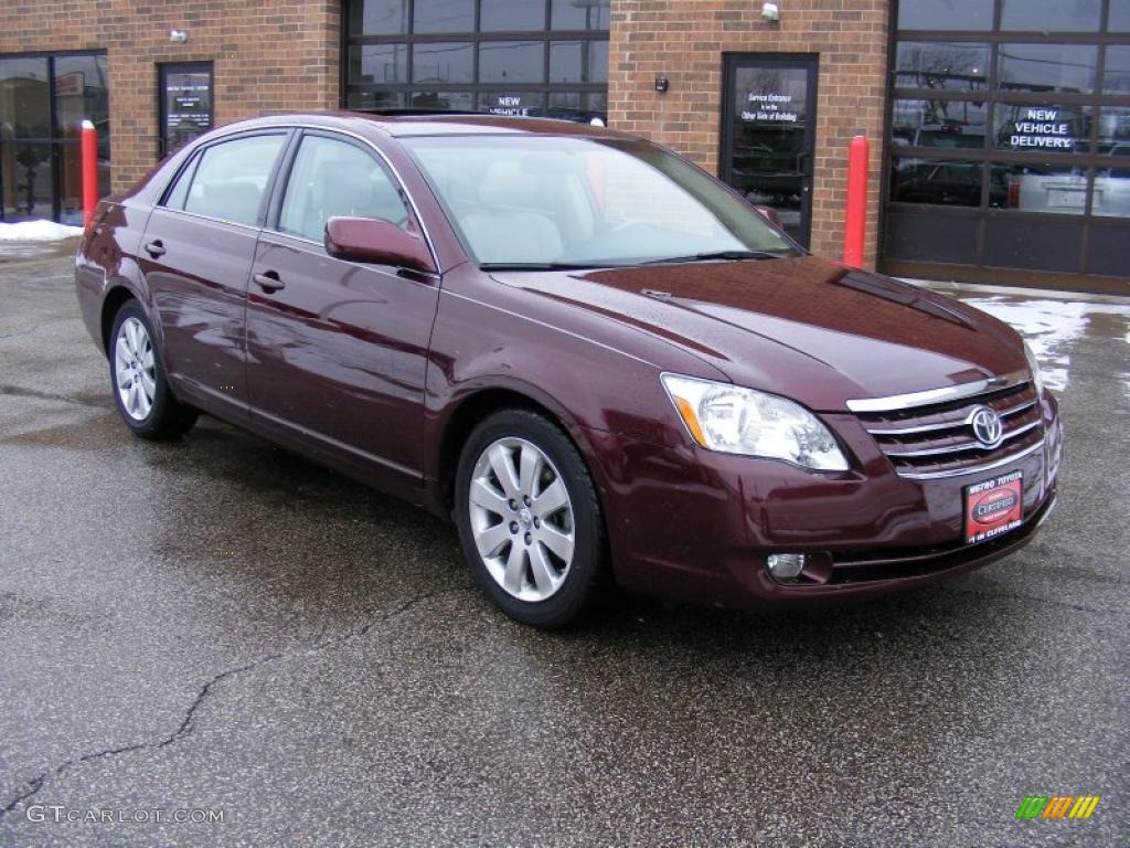 2007 Avalon XLS - Cassis Red Pearl / Light Gray photo #1
