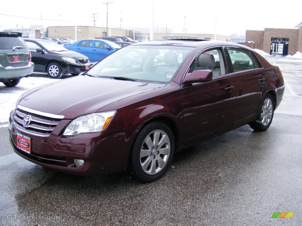 2007 Avalon XLS - Cassis Red Pearl / Light Gray photo #7