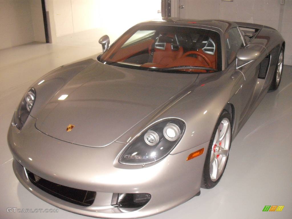 GT Silver Metallic 2005 Porsche Carrera GT Standard Carrera GT Model Exterior Photo #430167