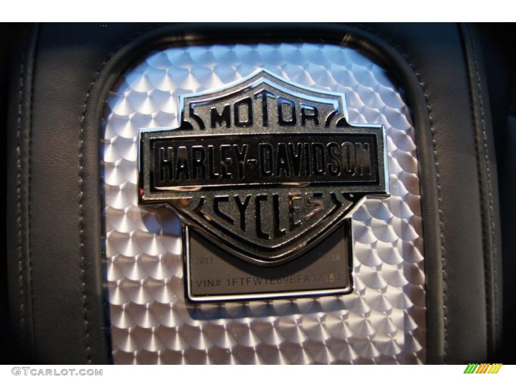 2011 F150 Harley-Davidson SuperCrew 4x4 - Ingot Silver Metallic / Black/Silver Smoke photo #42