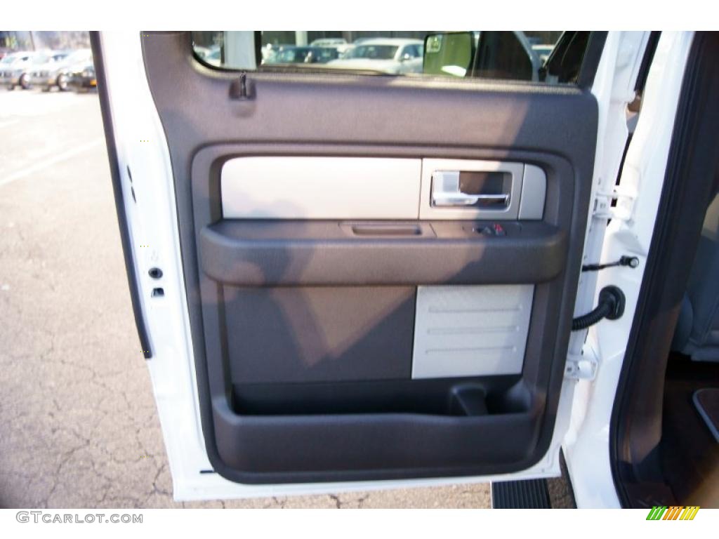 2011 Ford F150 Limited SuperCrew 4x4 Steel Gray/Black Door Panel Photo #43016944