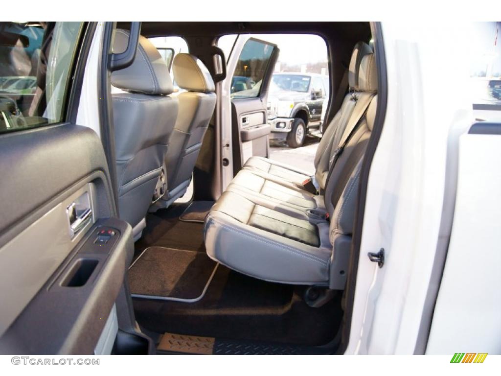 Steel Gray/Black Interior 2011 Ford F150 Limited SuperCrew 4x4 Photo #43016979