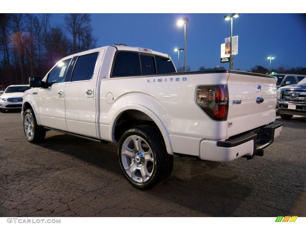 White Platinum Metallic Tri-Coat 2011 Ford F150 Limited SuperCrew 4x4 Exterior Photo #43017511