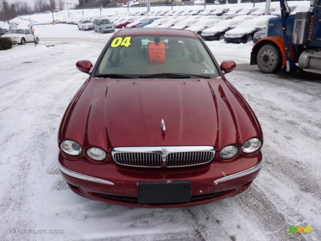 2004 X-Type 3.0 - Salsa Red / Ivory photo #7