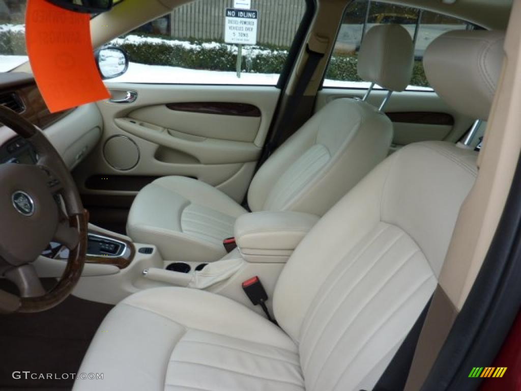 2004 X-Type 3.0 - Salsa Red / Ivory photo #10