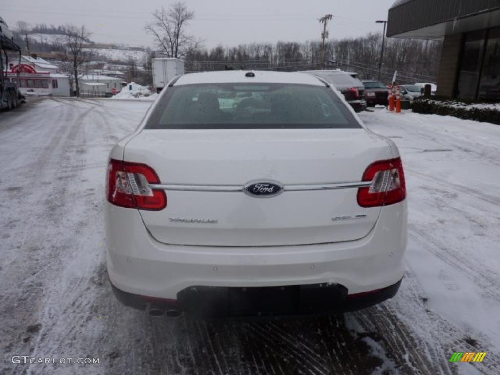 White Platinum Metallic Tri-Coat 2010 Ford Taurus SEL AWD Exterior Photo #43018452