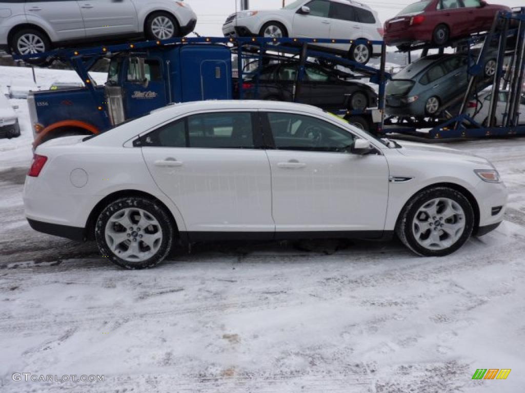 White Platinum Metallic Tri-Coat 2010 Ford Taurus SEL AWD Exterior Photo #43018483