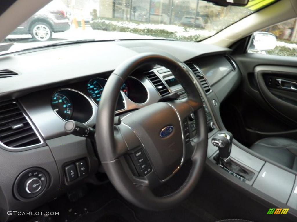 2010 Ford Taurus SEL AWD Charcoal Black Dashboard Photo #43018583