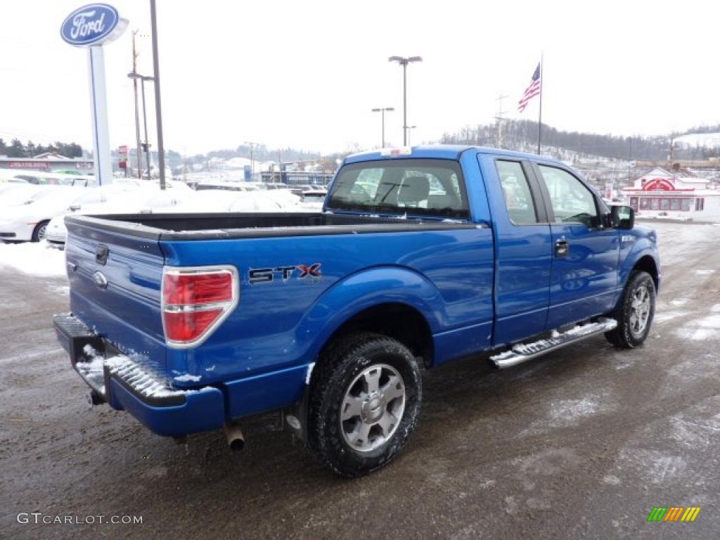 Blue Flame Metallic 2009 Ford F150 STX SuperCab 4x4 Exterior Photo #43018779